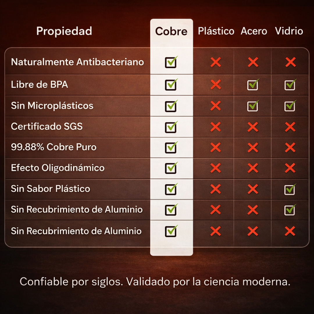 CopperVita™ Cobre Real, Sin Engaños.