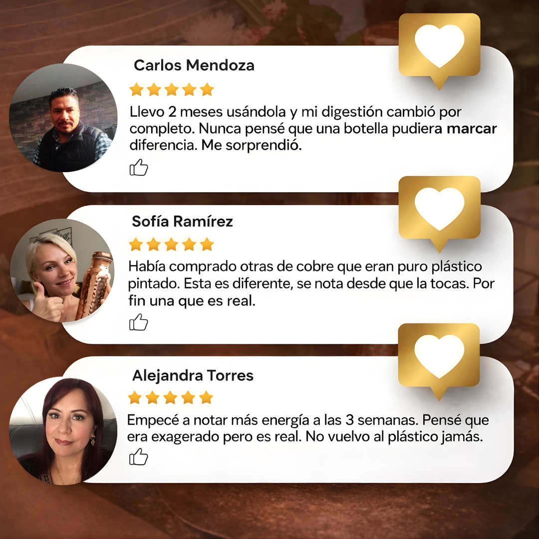 CopperVita™ Cobre Real, Sin Engaños.