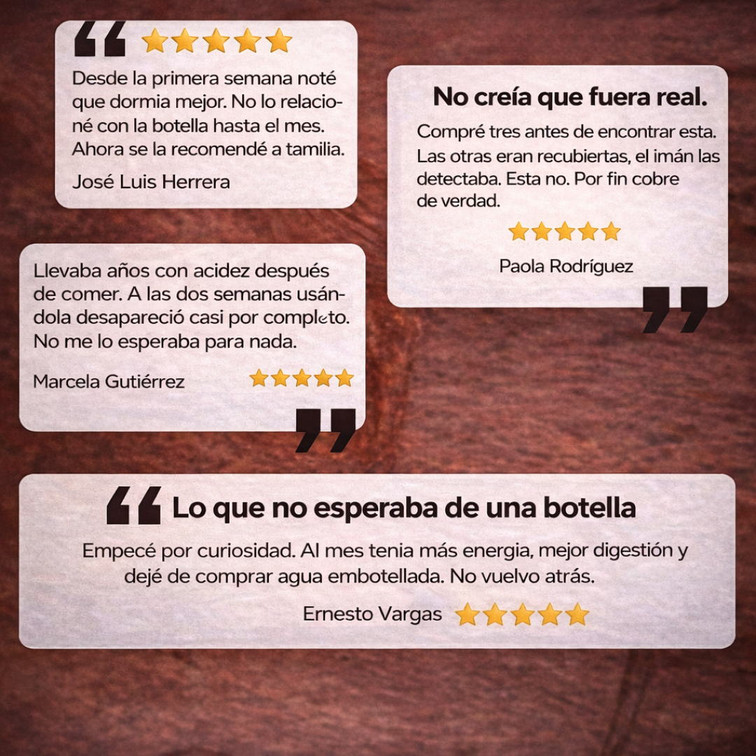CopperVita™ Cobre Real, Sin Engaños.